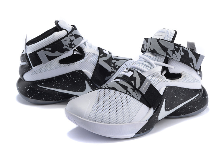 Nike LeBron Solider 9 Oreo Basketball Shoes